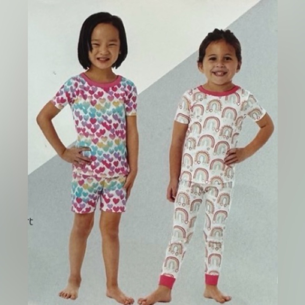Members Mark 4 Piece Girls Favorite Pajamas Size 2T